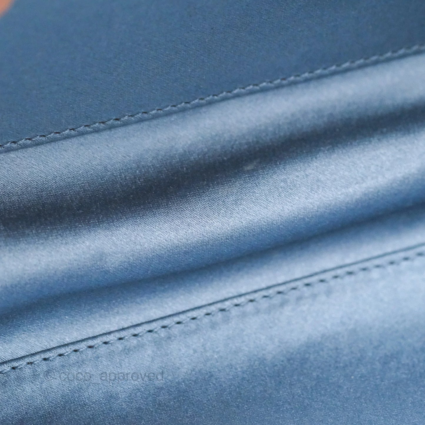 Bottega Veneta Ayers Satin Intreccio Stretch Knot Clutch Navy