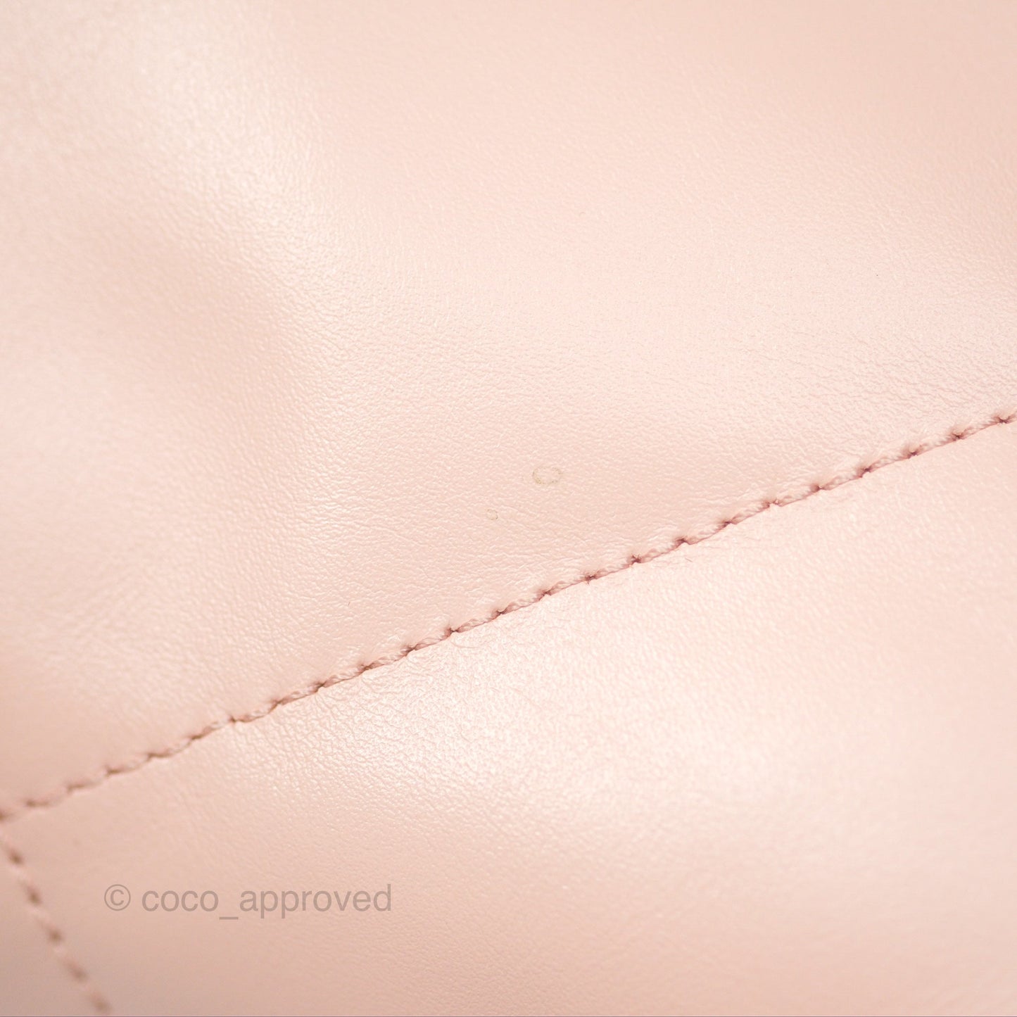 Chanel 22 Small Quilted Pink Shiny Crumpled Calfskin Aged Gold Hardware
