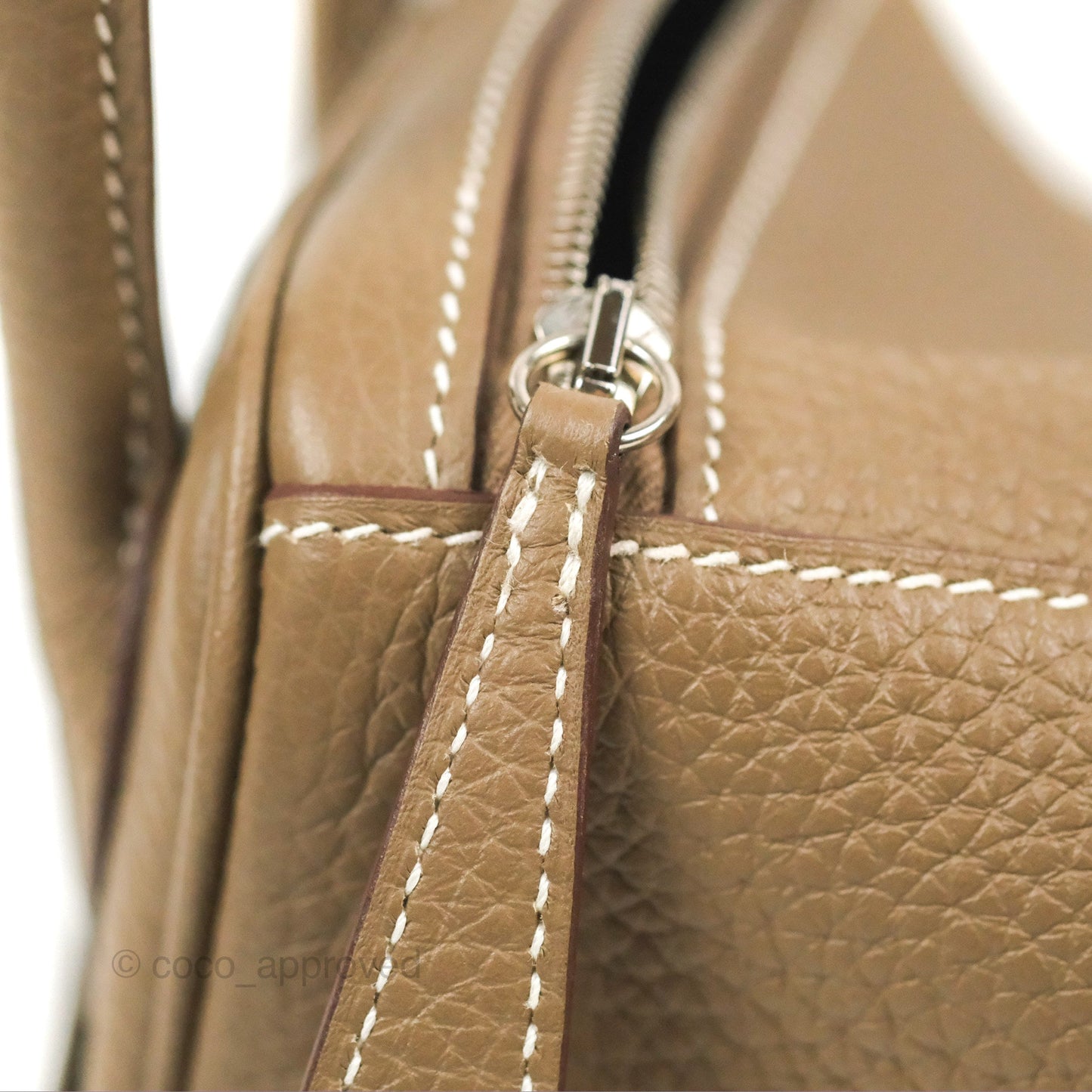 Hermès Lindy 26 Etoupe Clemence Palladium Hardware