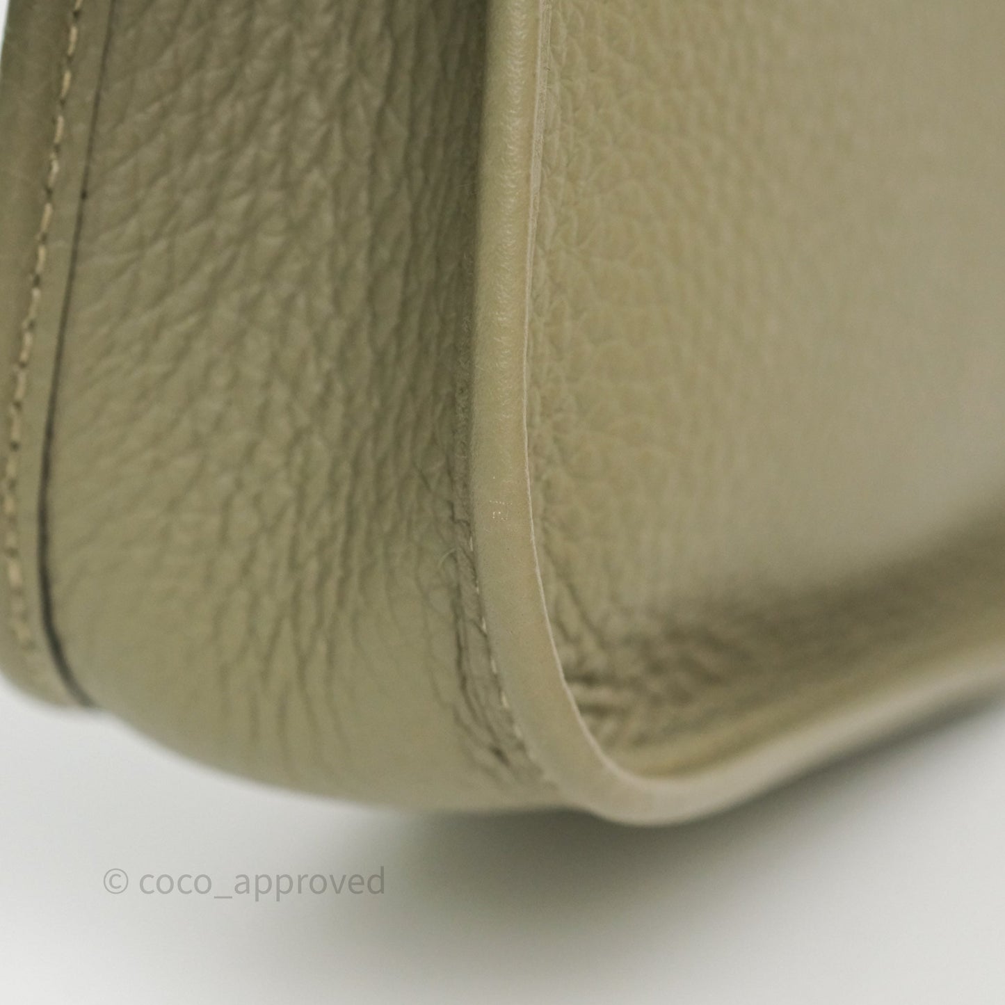 Hermès Mini Evelyne 16 Sauge Q1 Clemence Gold Hardware