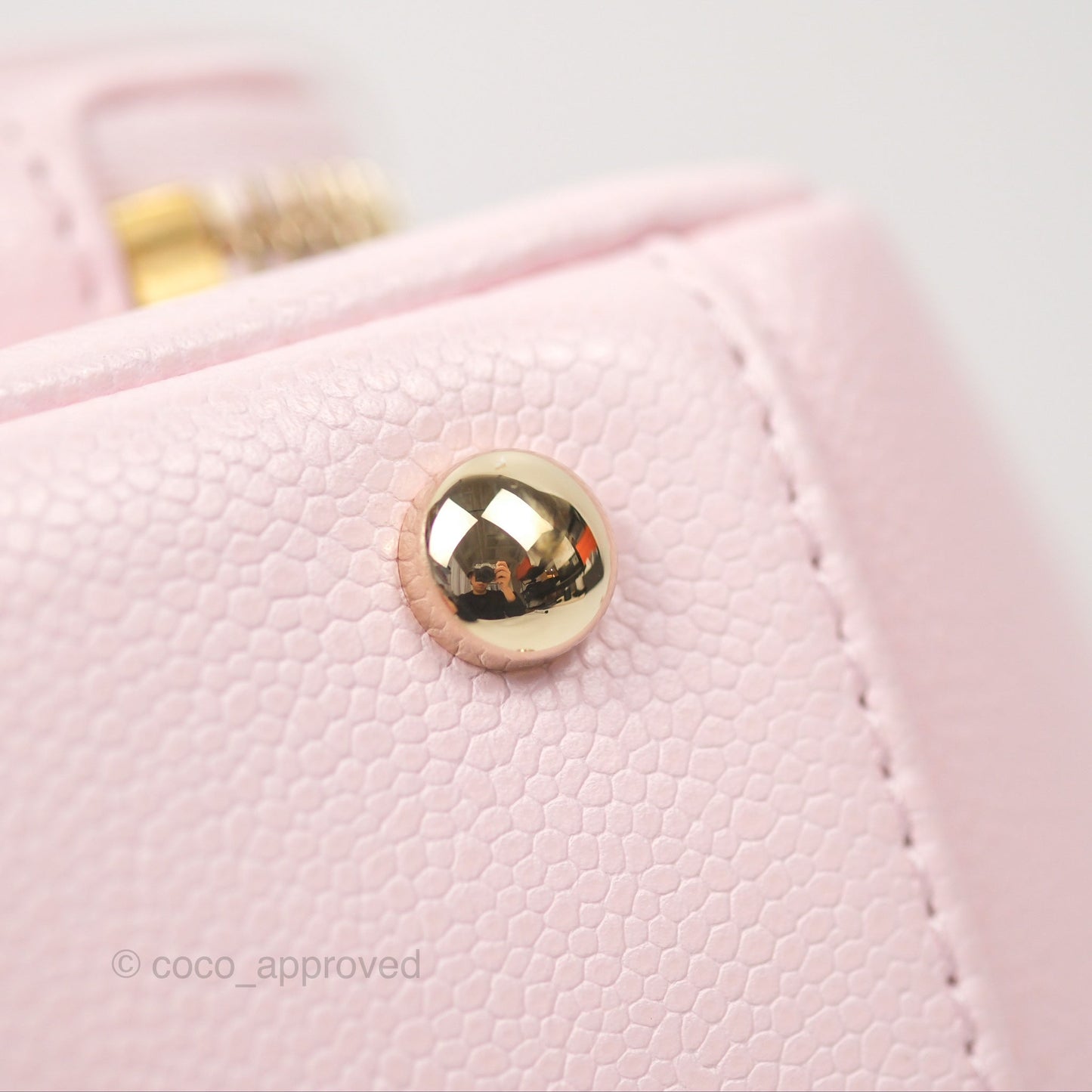 Chanel Quilted Small Business Affinity Flap Light Pink Caviar Gold Hardware