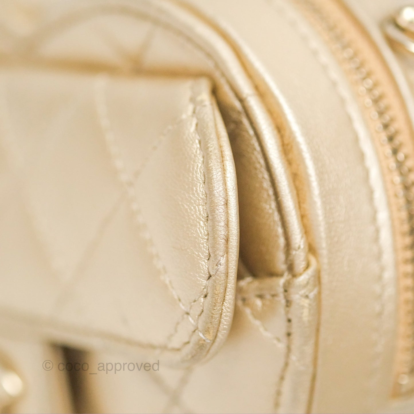 Chanel Small Heart Bag Gold Lambskin Gold Hardware 22S