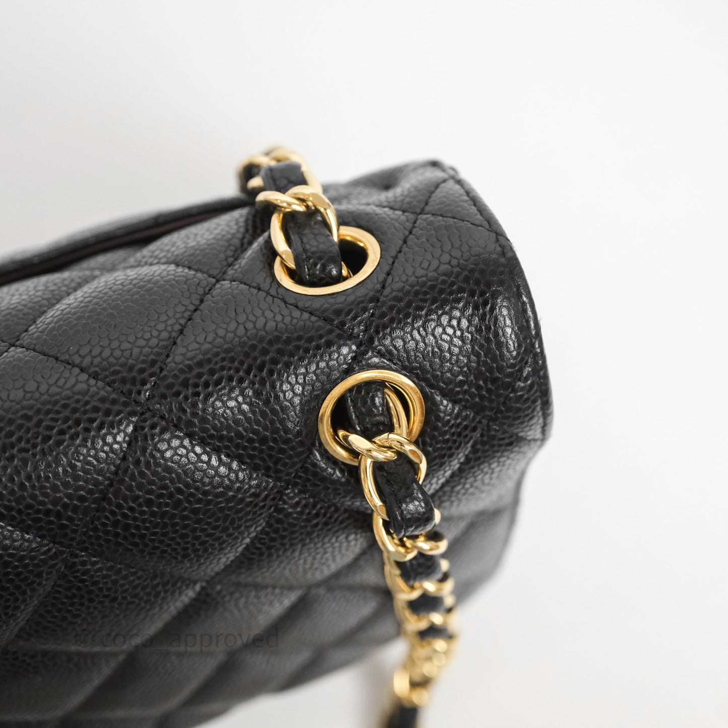 Chanel Jumbo Double Flap Black Caviar Gold Hardware⁣⁣