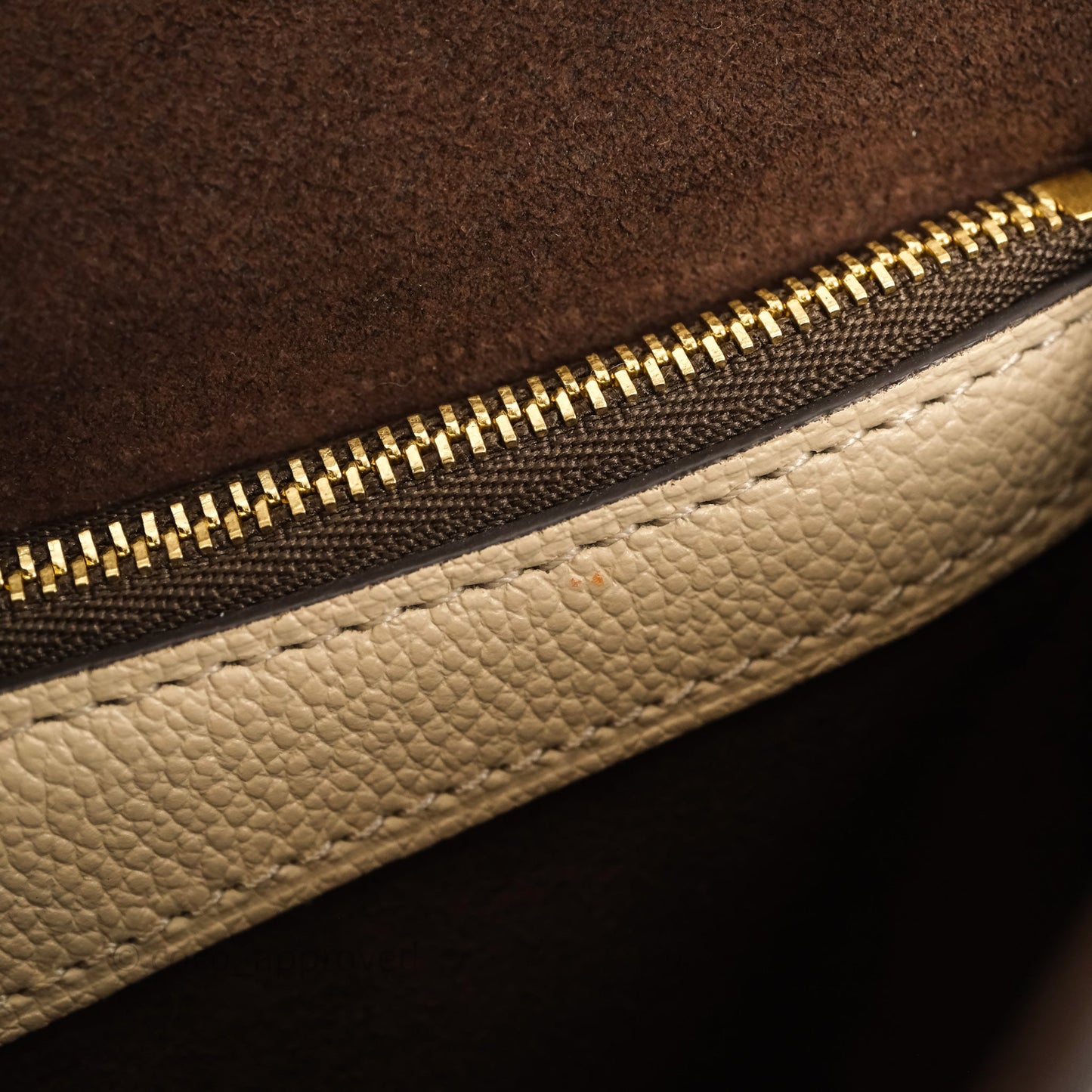 Louis Vuitton Diane Crème Beige Monogram Empreinte Leather