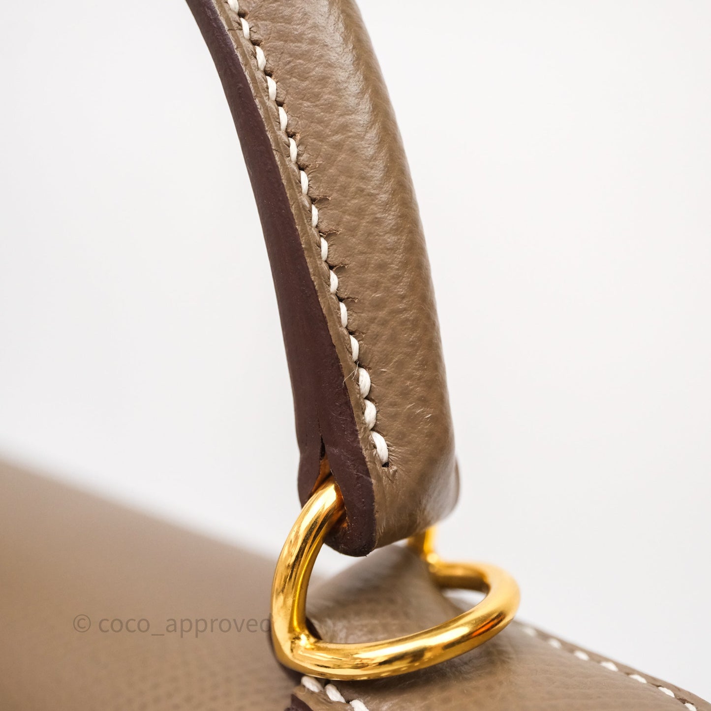 Hermès Kelly 28 Etoupe Epsom Gold Hardware