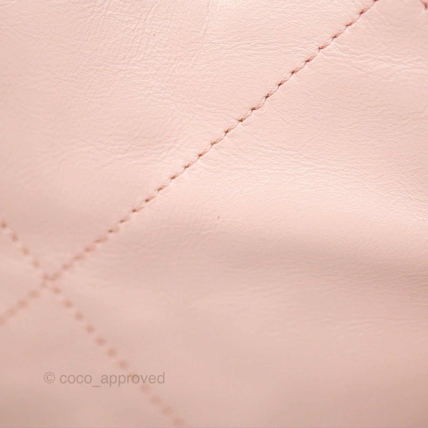 Chanel 22 Small Quilted Pink Shiny Crumpled Calfskin Aged Gold Hardware