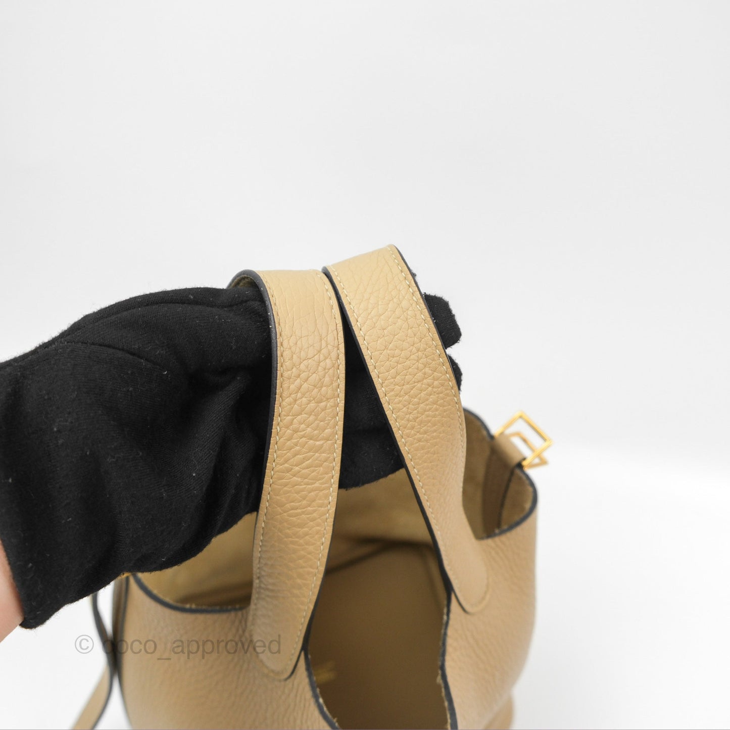 Hermès Picotin 18 Trench Clemence Gold Hardware