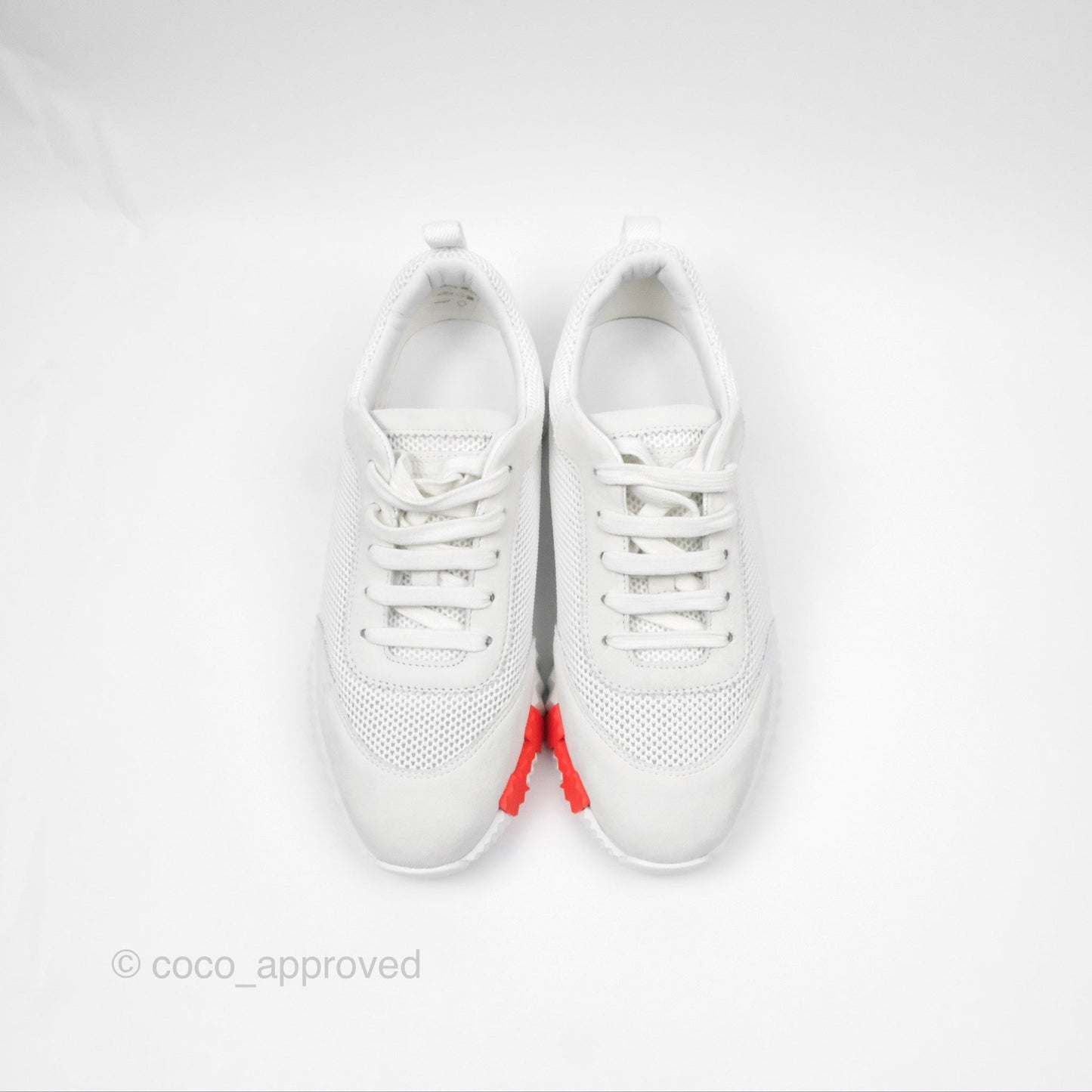 Hermès Sneaker Femme Bouncing Mesh Aere Blanc