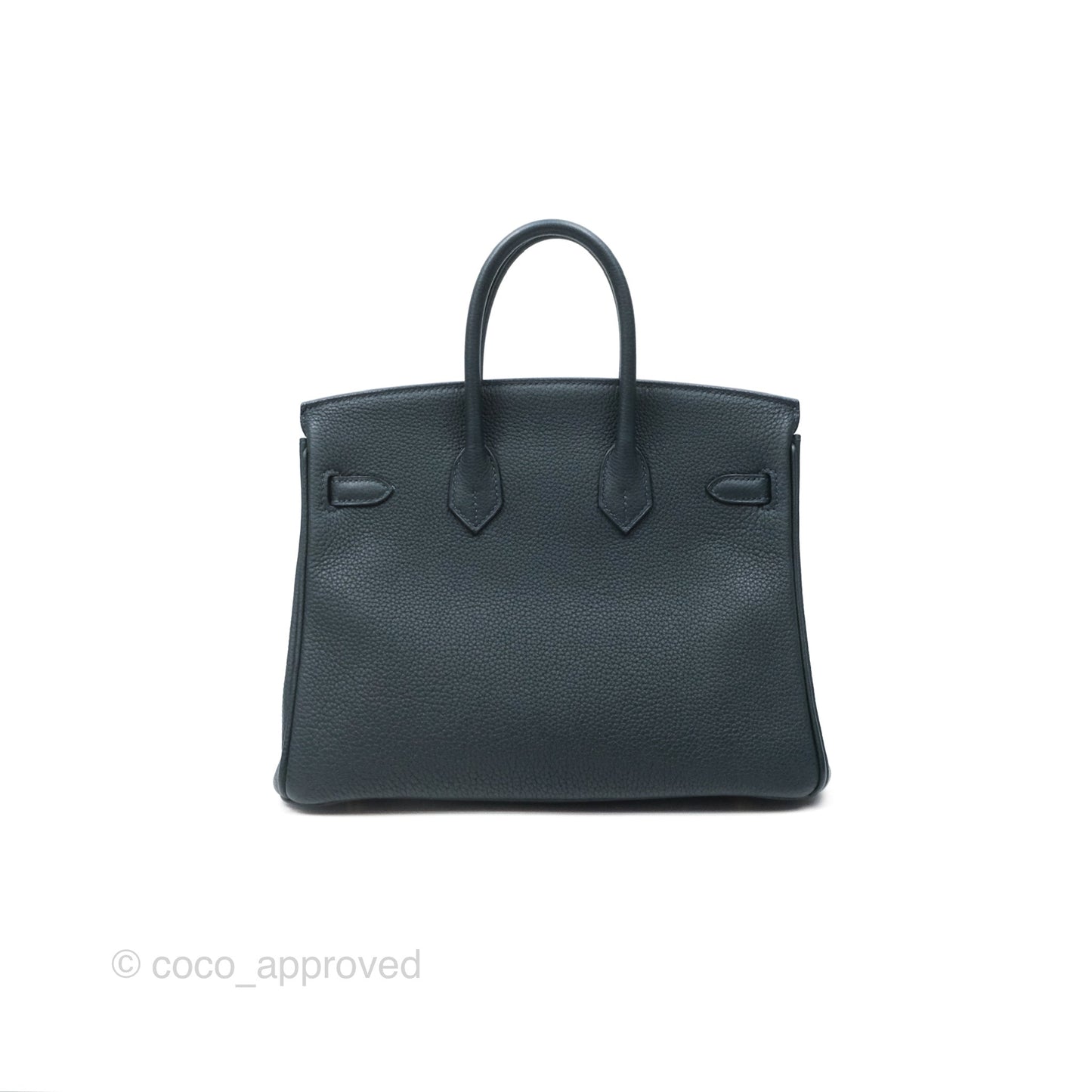 Hermès Birkin 25 Retourne Vert Rousseau V0 Togo Gold Hardware
