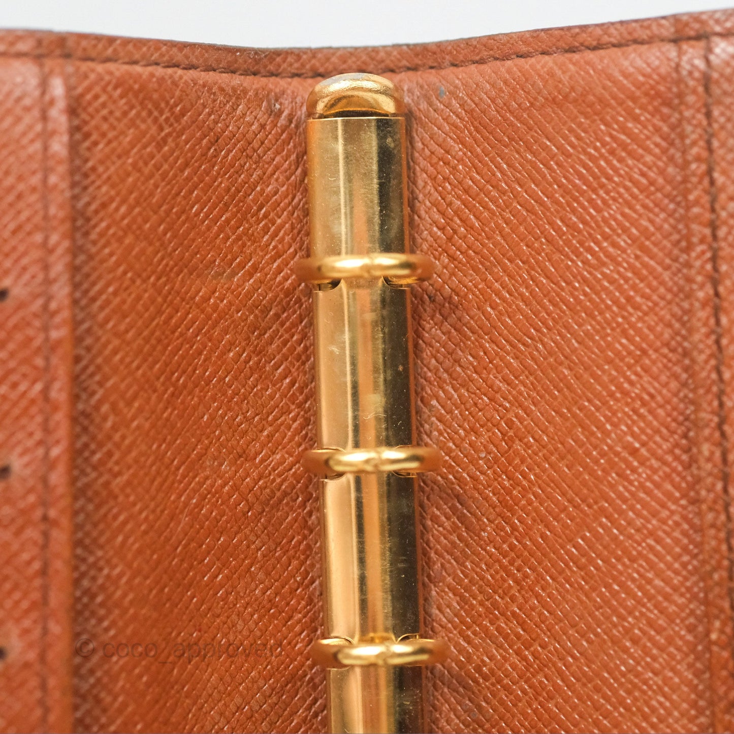 Louis Vuitton Vintage Small Ring Agenda Cover Monogram Canvas