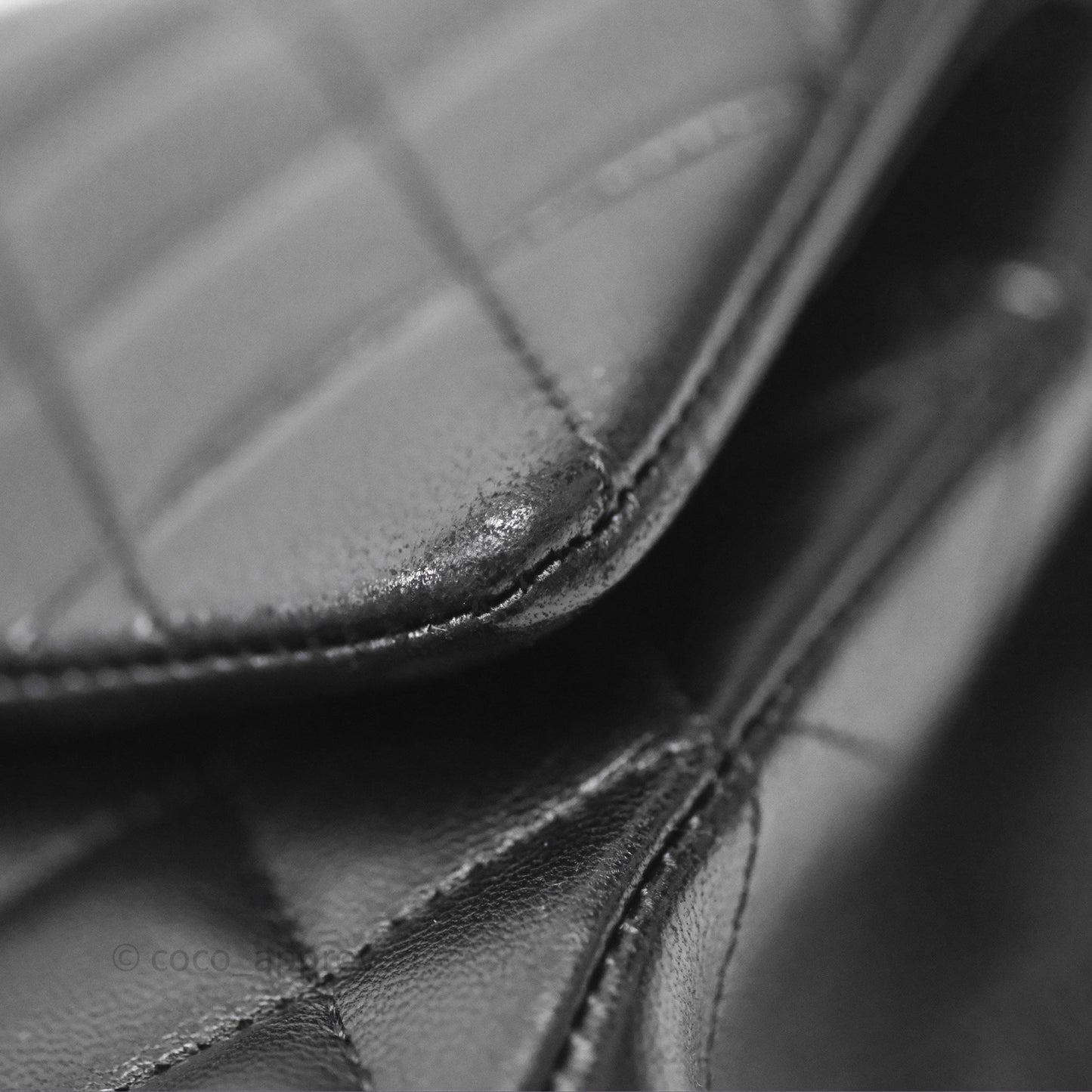 Chanel Classic M/L Medium Flap Quilted Black Lambskin Silver Hardware