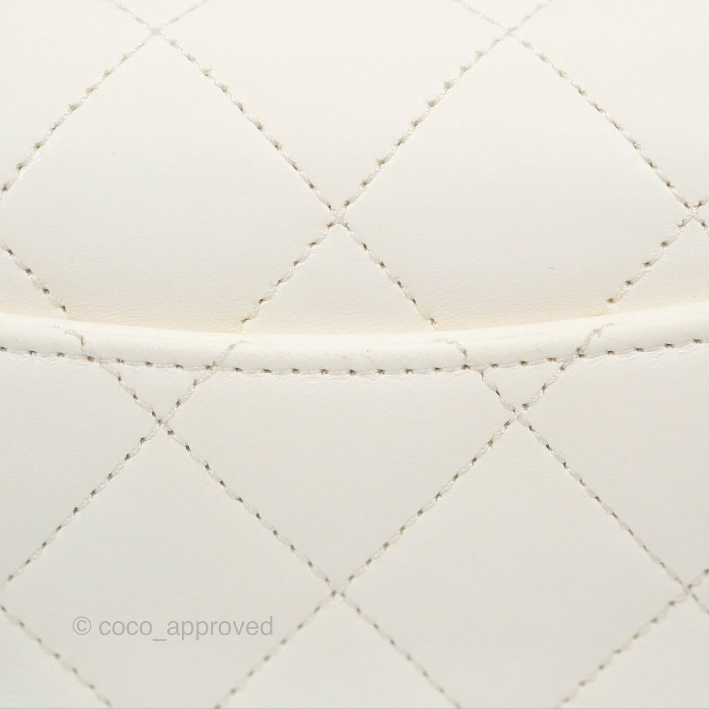 Chanel Mini Flap Bag with Enamel Charm Chain White Lambskin Gold Hardware