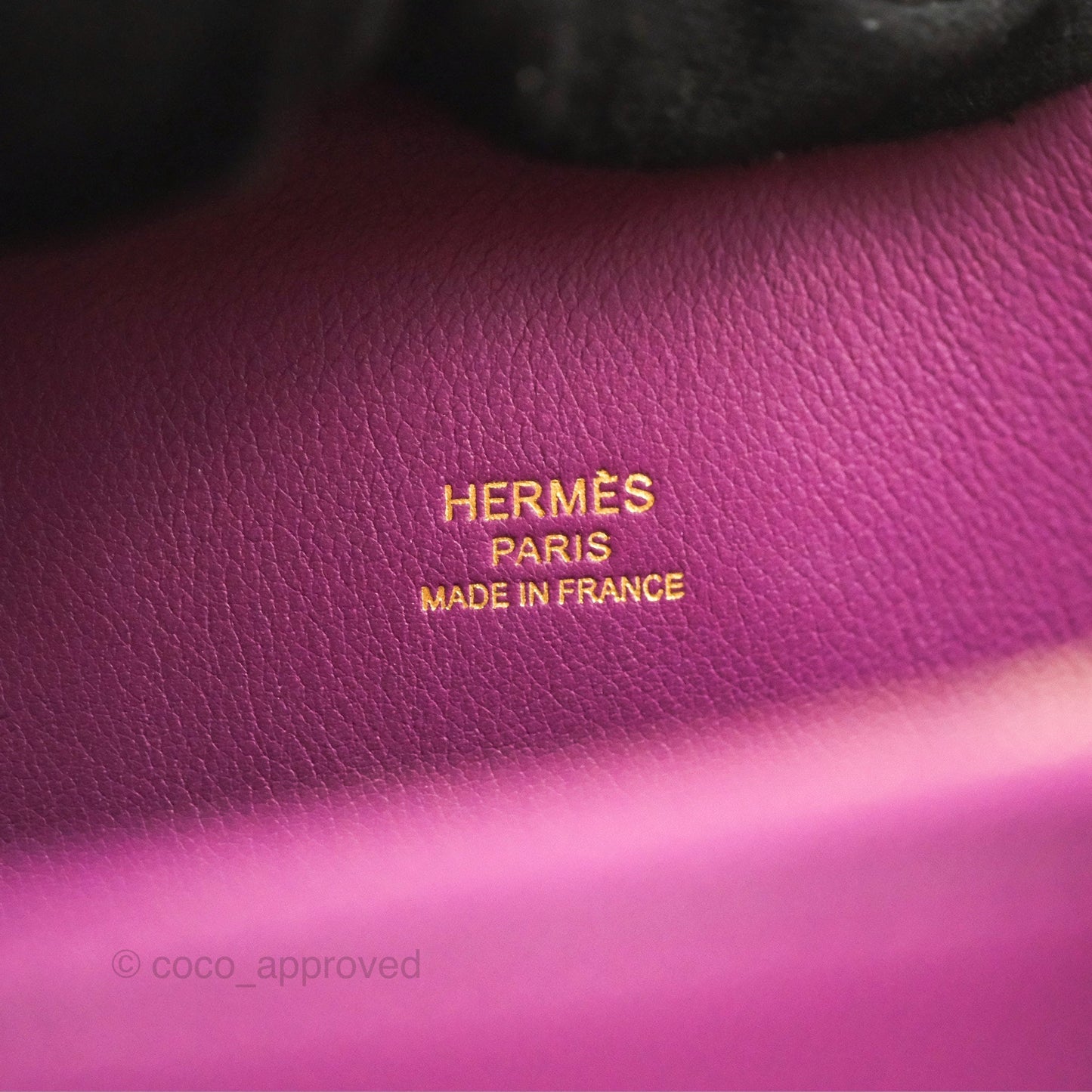 Hermès Bolide 1923 31 Purple Epsom Palladium Hardware