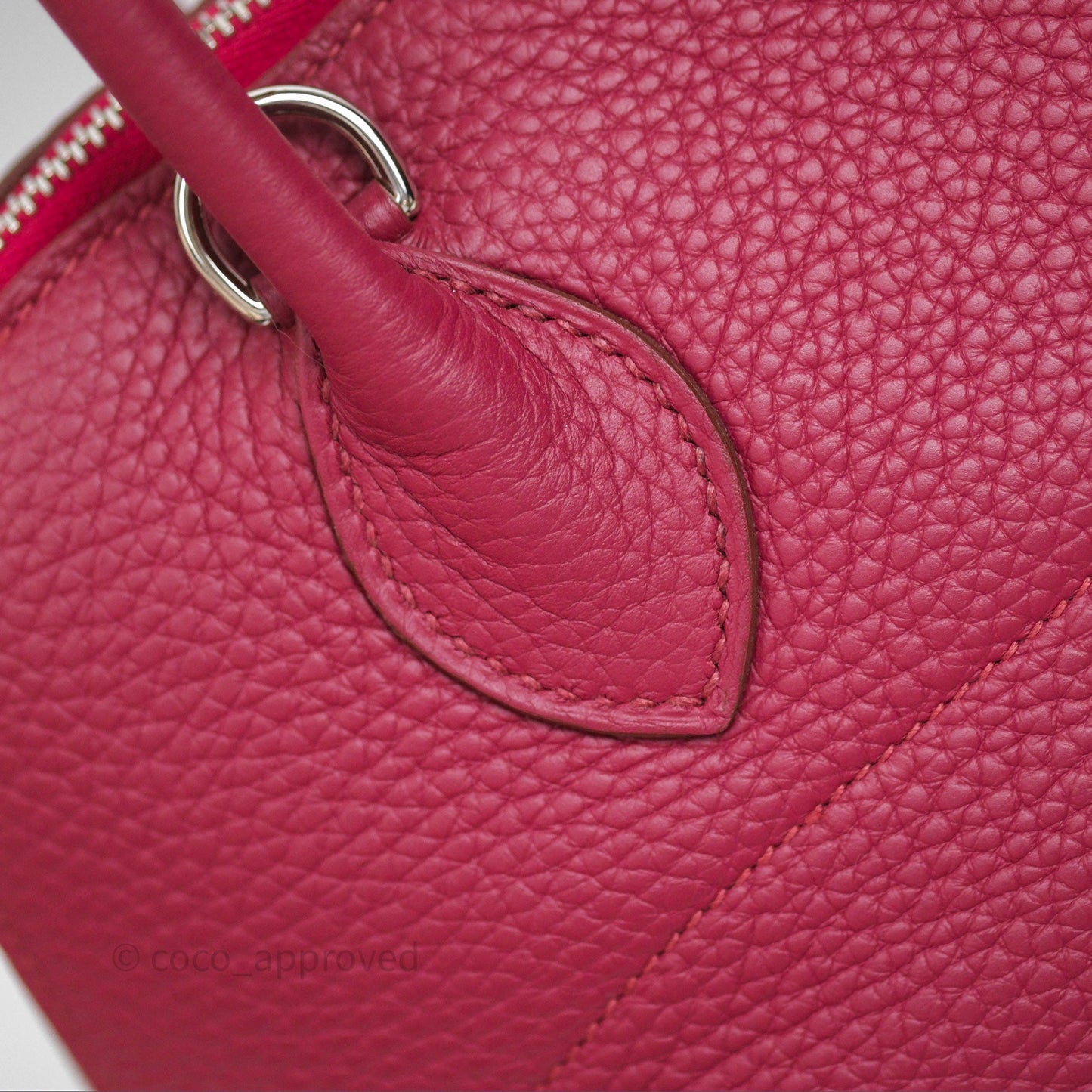 Hermès Bolide 1923 31 Rubis B5 Clemence Palladium Hardware