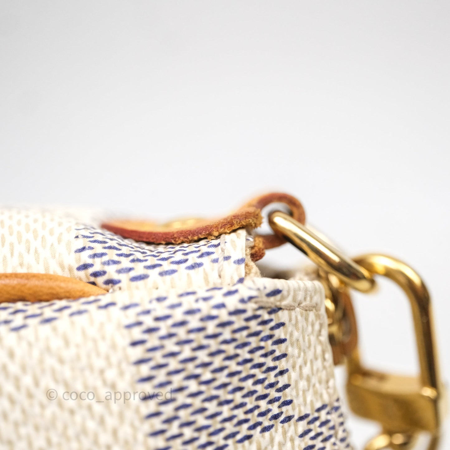 Louis Vuitton Eva Damier Azur Canvas Shoulder Bag