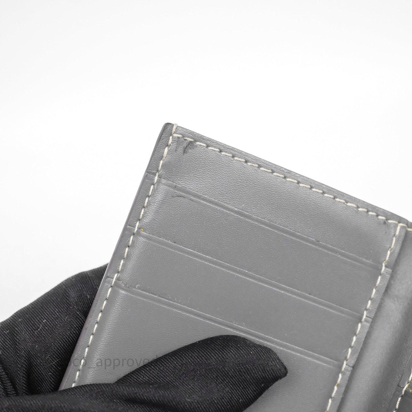 Goyard Saint Pierre Card Wallet Grey Goyardine