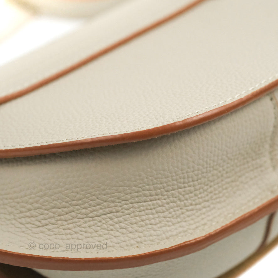 Loewe Mini Dual Gate Bag Light Ghost Pebbled Grain Calfskin