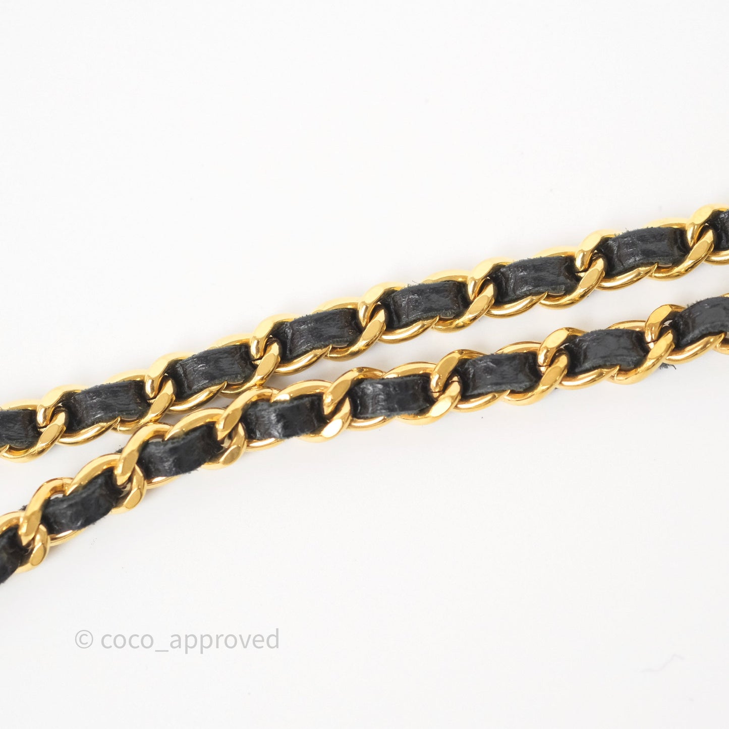 Chanel Classic Wallet On Chain WOC Quilted Black Caviar Gold Hardware