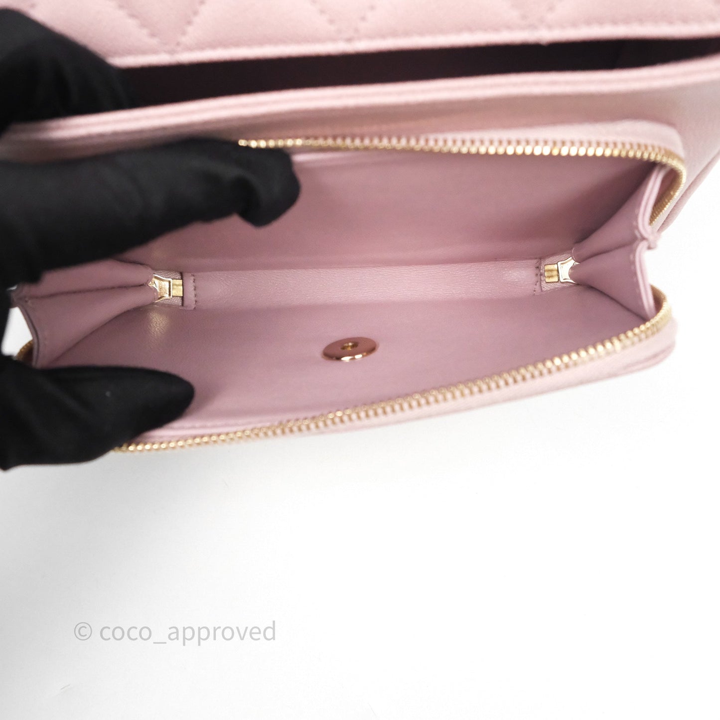 Chanel Quilted Medium Business Affinity Flap Pink Caviar Gold Hardware