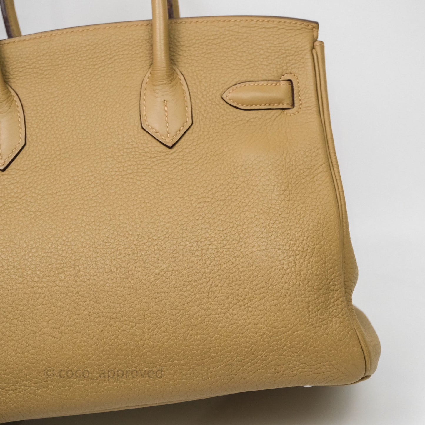 Hermès Birkin 30 Tabac-Camel 24 Togo Palladium Hardware