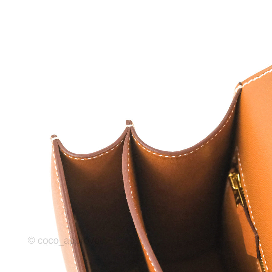 Hermès Constance 24 Gold Evercolor Gold Hardware