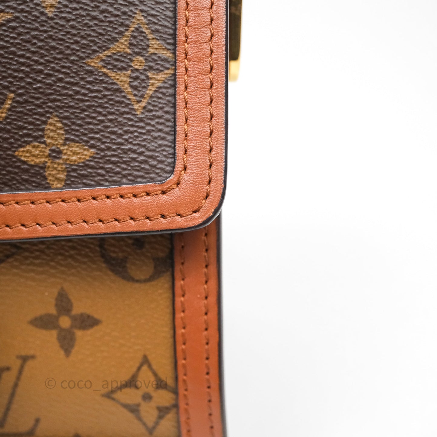 Louis Vuitton Mini Dauphine Monogram Tan Calfskin