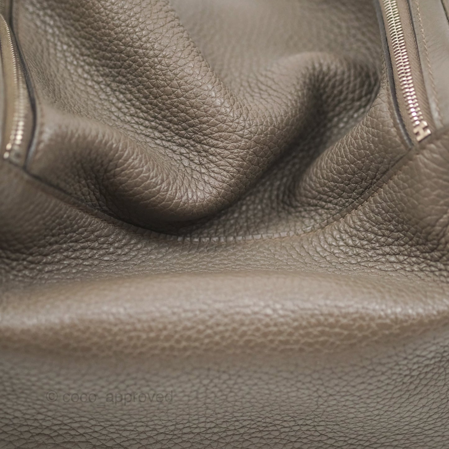Hermès Lindy 26 Etain 8F Clemence Palladium Hardware