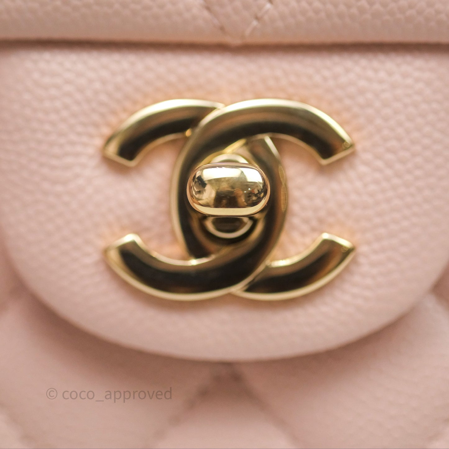 Chanel Small Classic Quilted Flap Pink Caviar Gold Hardware