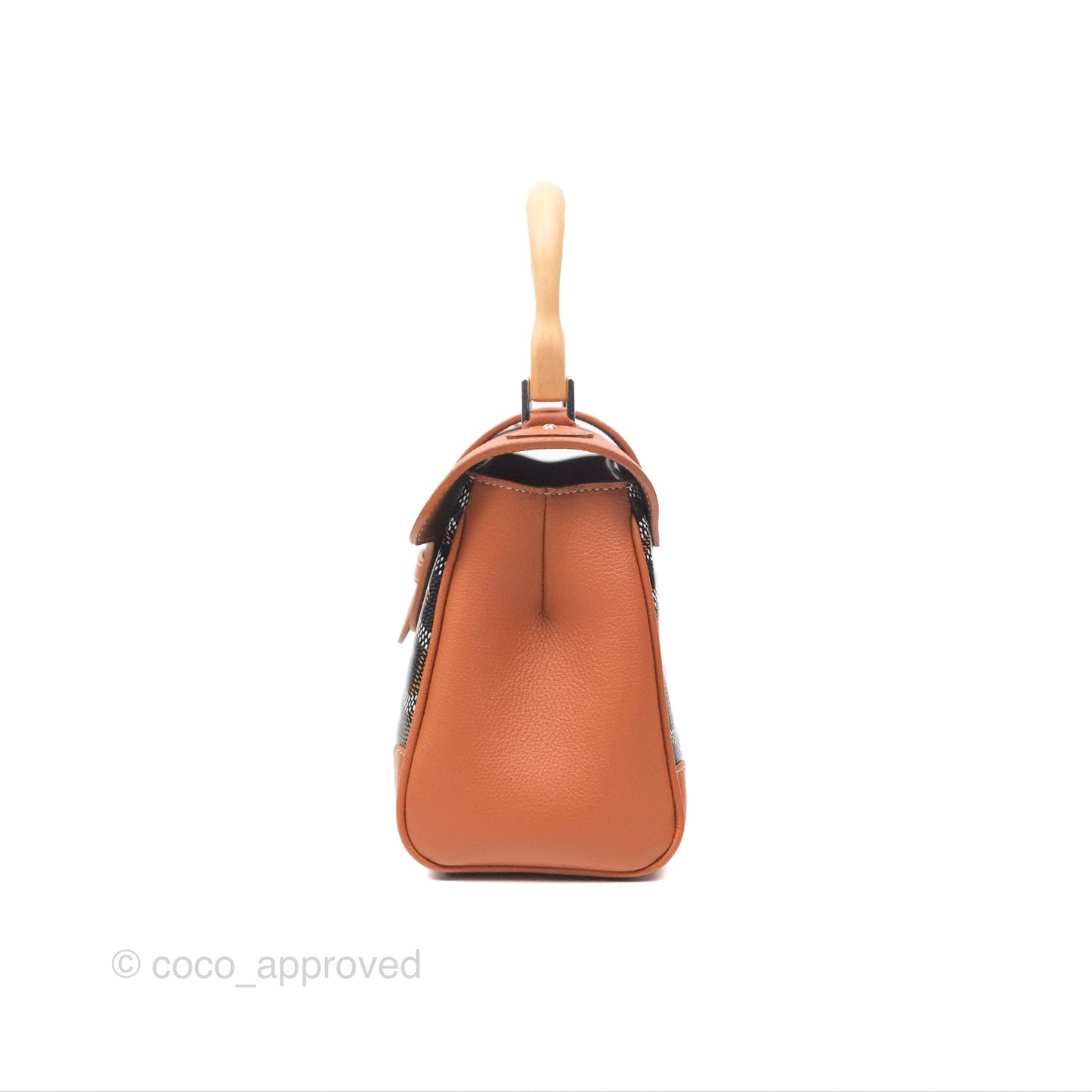 Goyard Saïgon Mini Bag Tan Goyardine Canvas/Chevroches Calfskin