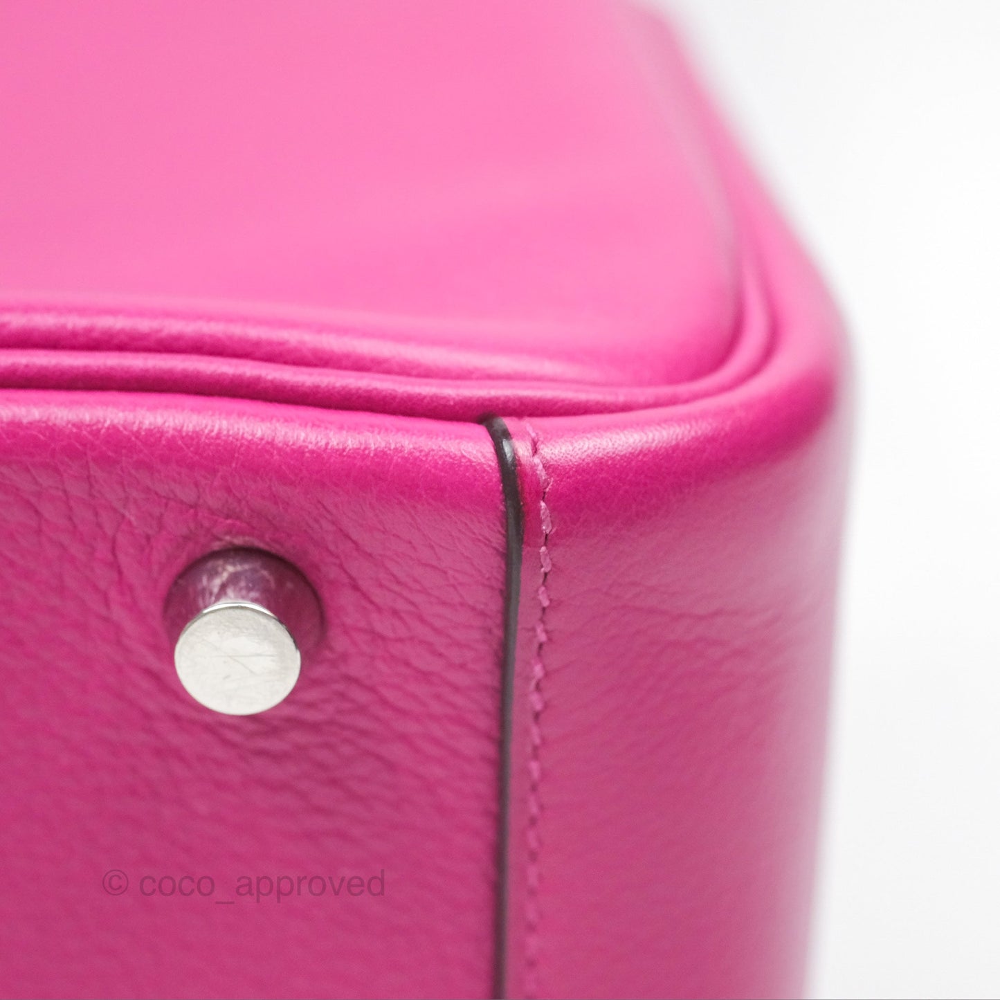 Hermès Lindy 26 Rose Pourpre Evercolor Palladium Hardware