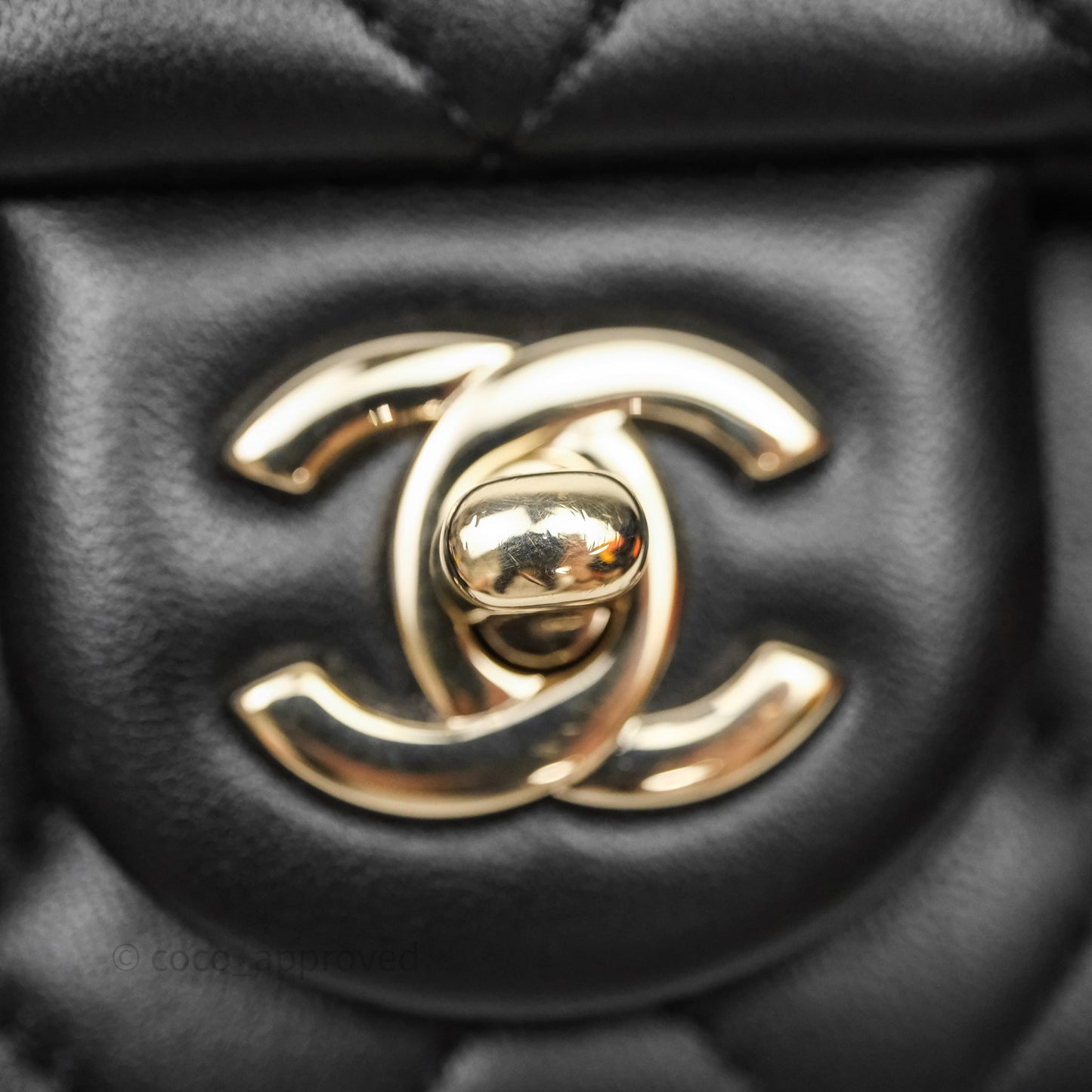 Chanel Ball Crush Mini Rectangular Black Lambskin Gold Hardware