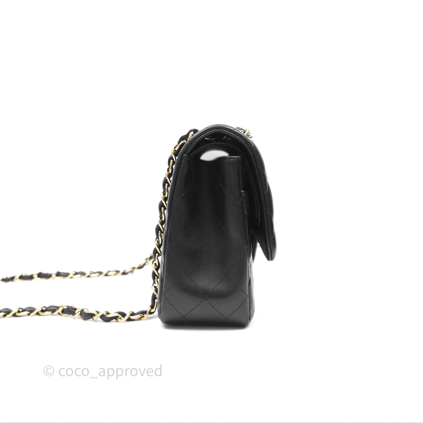 Chanel Jumbo Double Flap Black Lambskin Gold Hardware