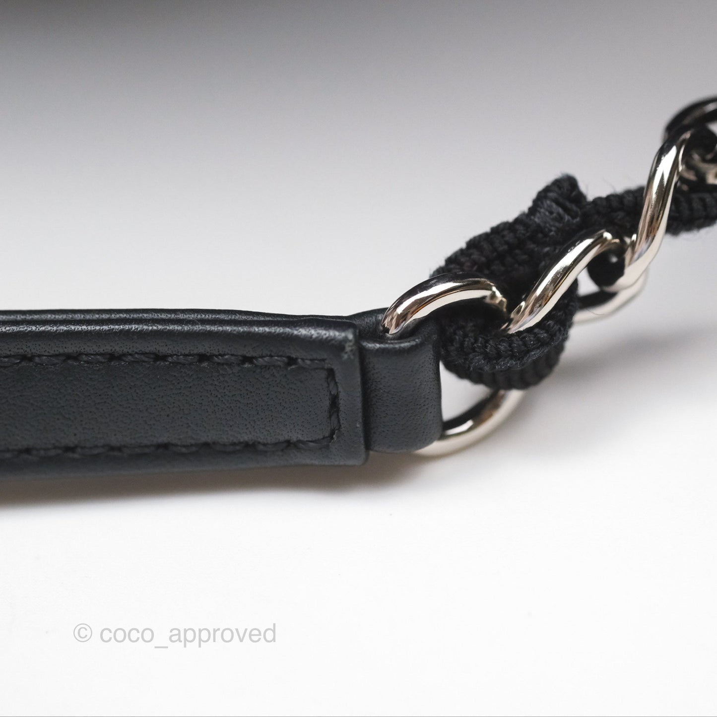 Chanel Medium Deauville Navy Canvas Silver Hardware