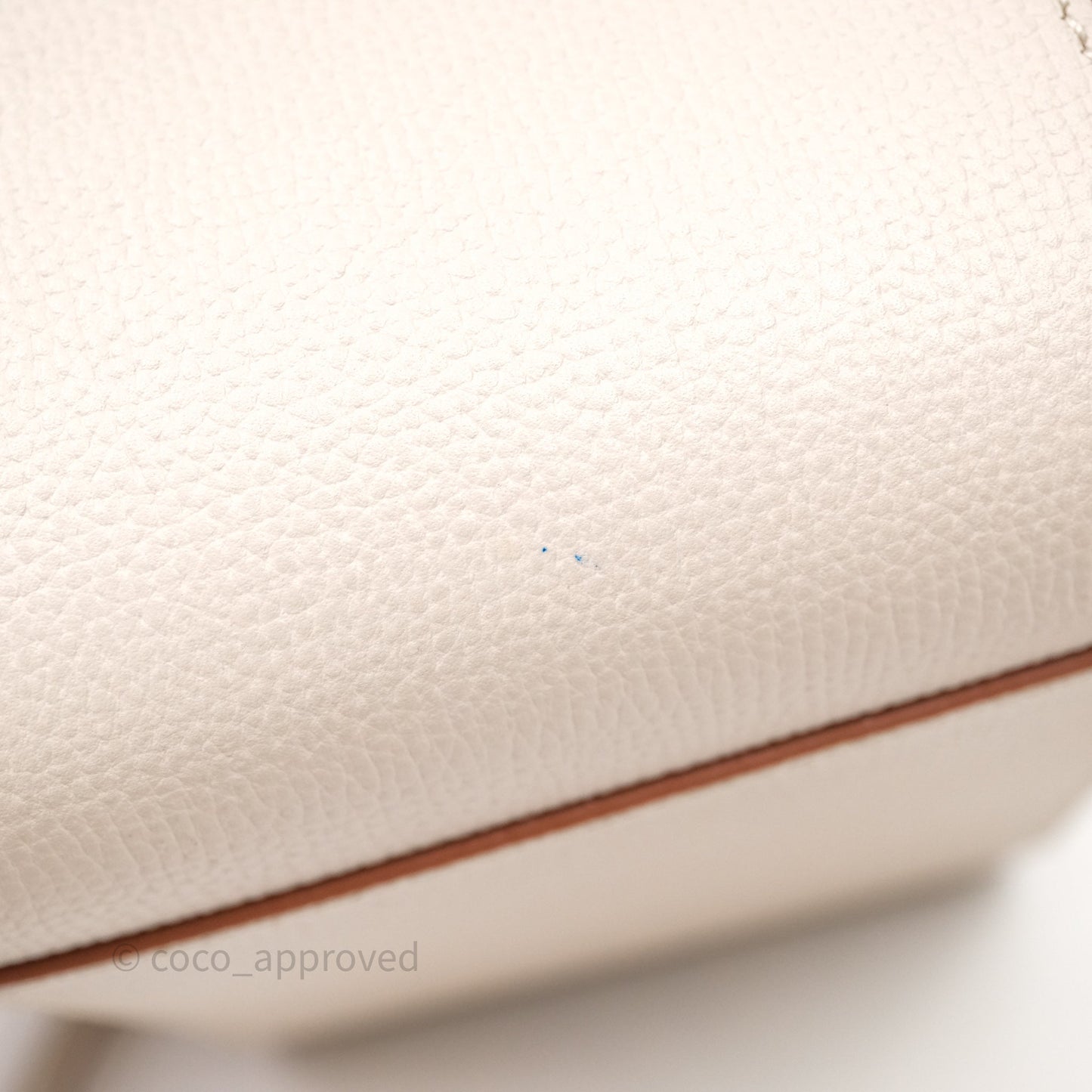 Loewe Mini Hammock Drawstring Light Ghost Calfskin
