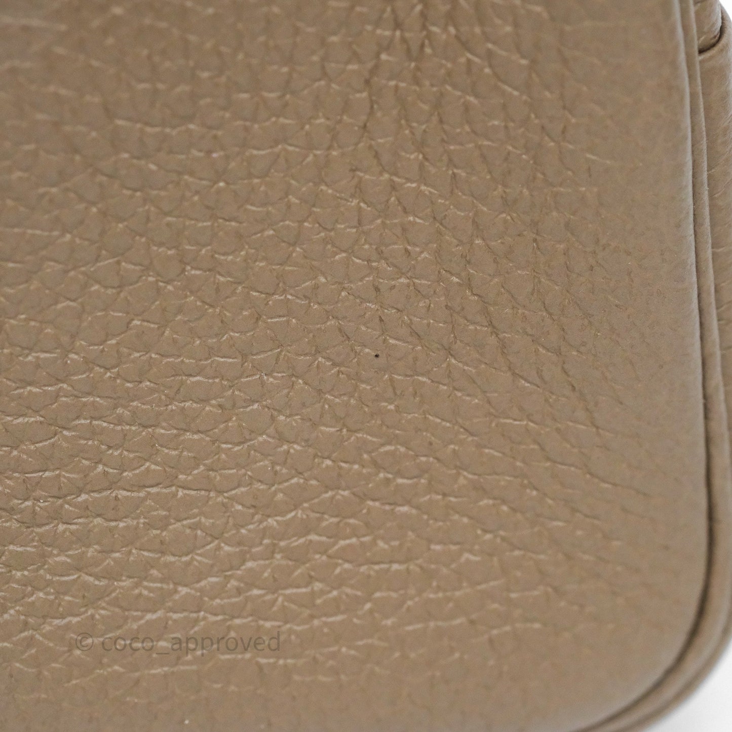 Hermès Mini Lindy 20 Etoupe 18 Clemence Palladium Hardware
