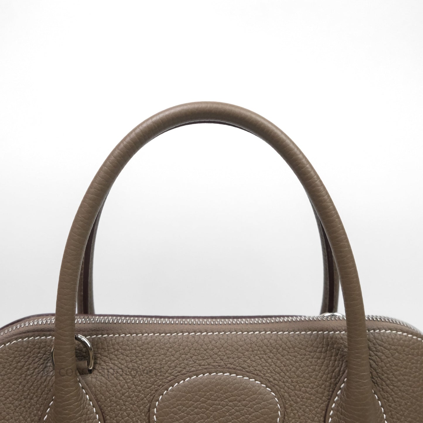 Hermès Bolide 31 Etoupe Evercolor Clemence Palladium Hardware