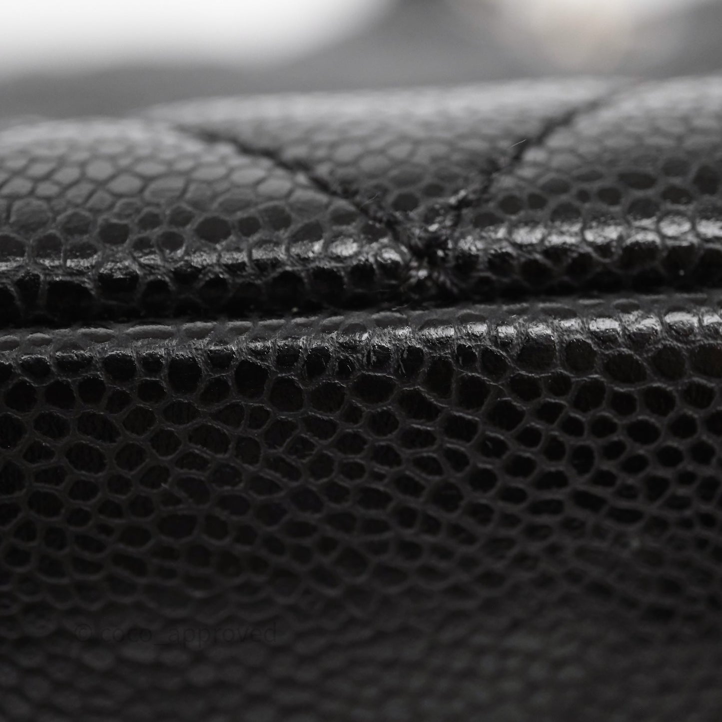 Chanel GST Black Caviar Silver Hardware