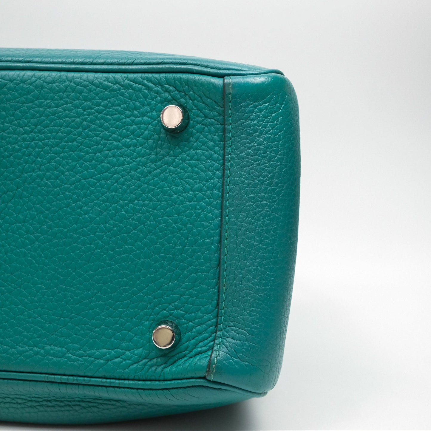 Hermès Lindy 26 Vert Verone U1 Clemence Palladium Hardware