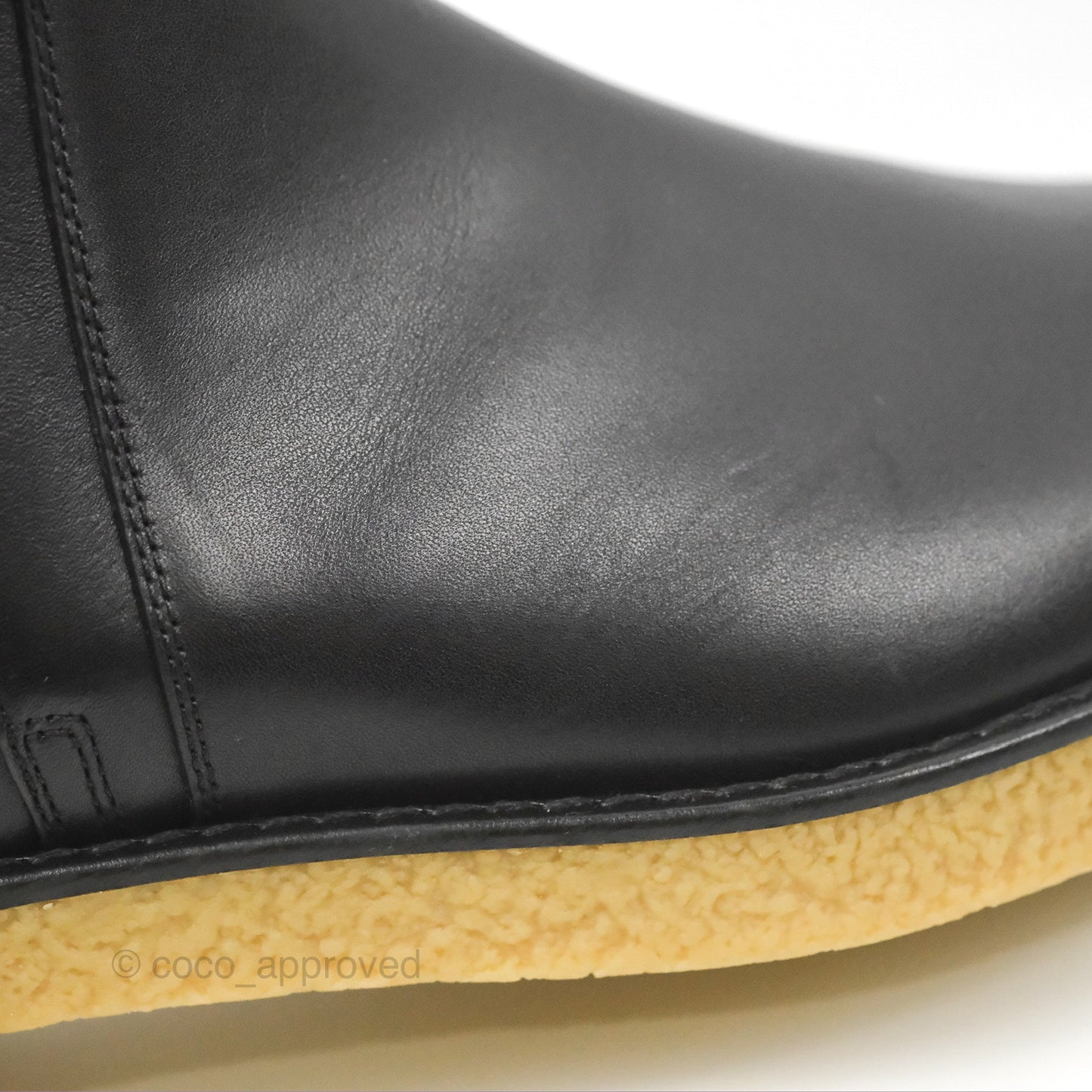 Hermes Follow Ankle Boots Black Calfskin Size 39
