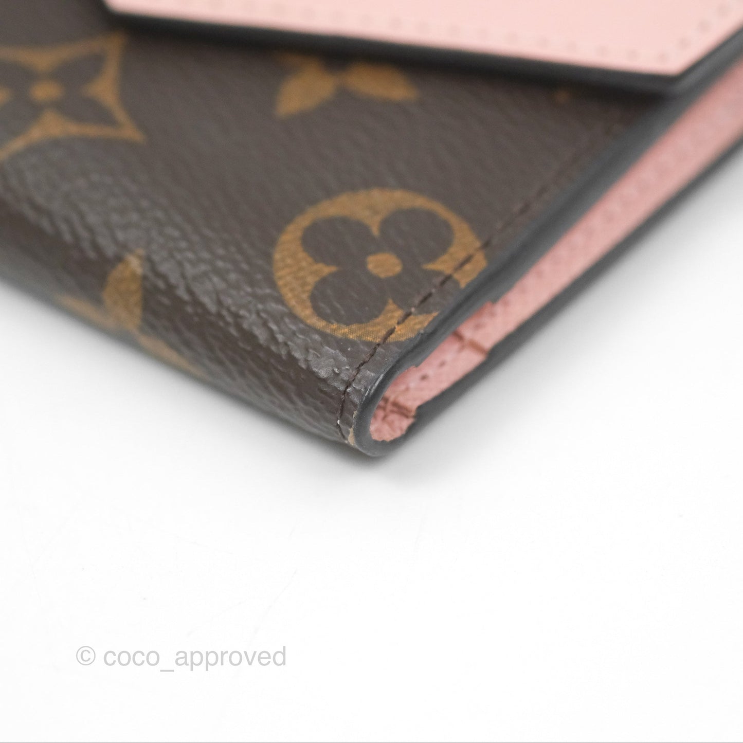 Louis Vuitton Victorine Wallet Monogram Canvas Rose Ballerina
