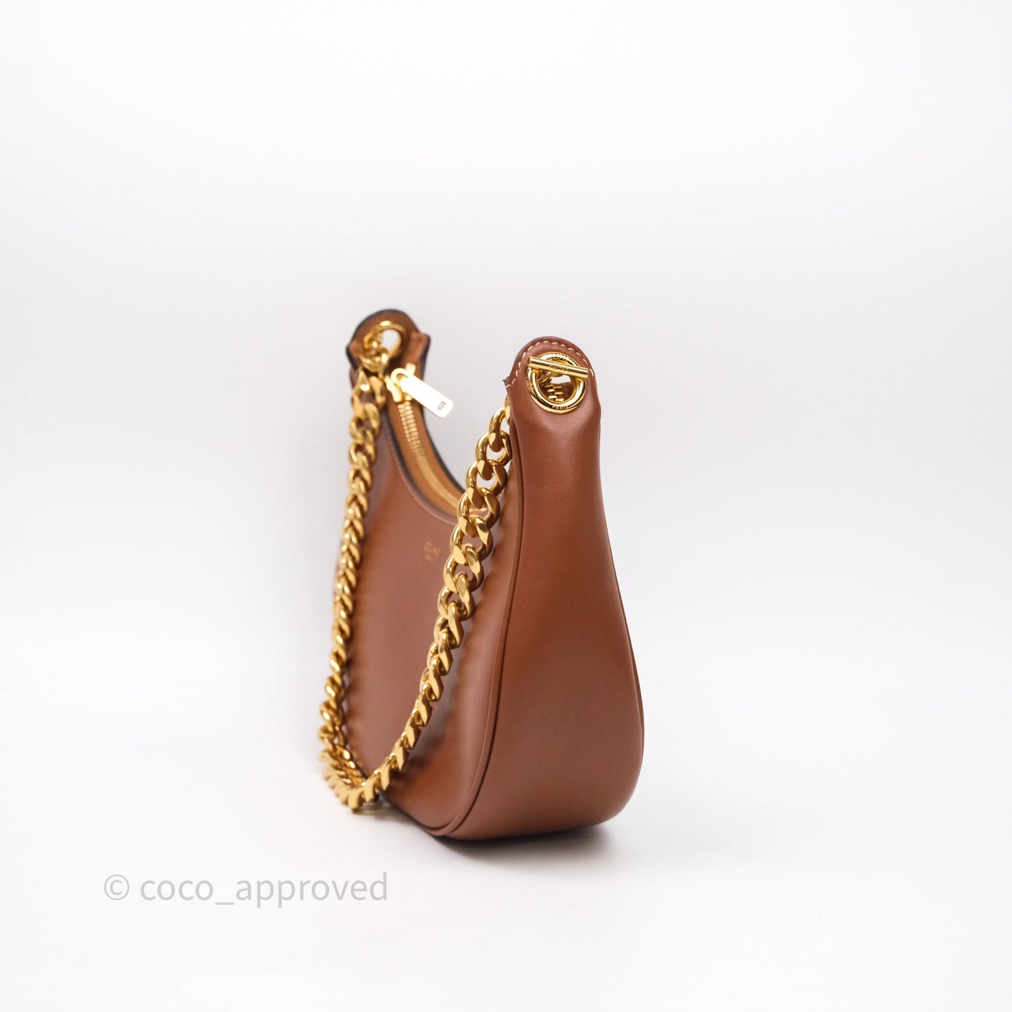 Celine Medium Ava Chain Bag Calfskin Tan