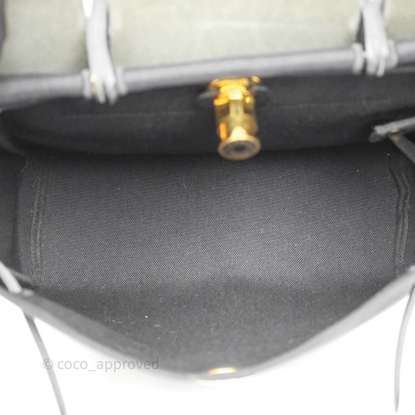 Hermès Herbag Zip 31 Noir 89 Canvas Gold Hardware