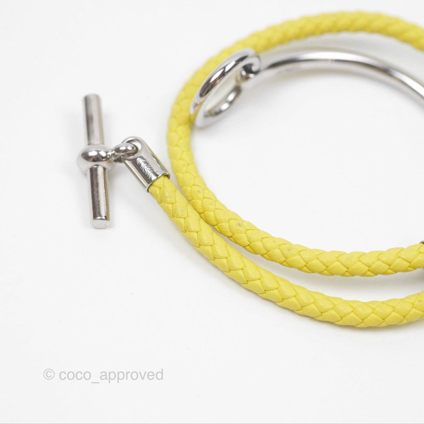 Hermès Glenan H Link Argo Bracelet Yellow Palladium Hardware