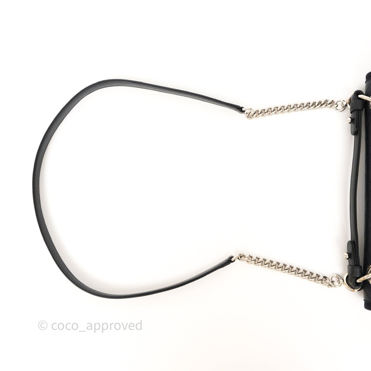 Chanel Top Handle Flap Bag Dark Navy Caviar Silver Hardware