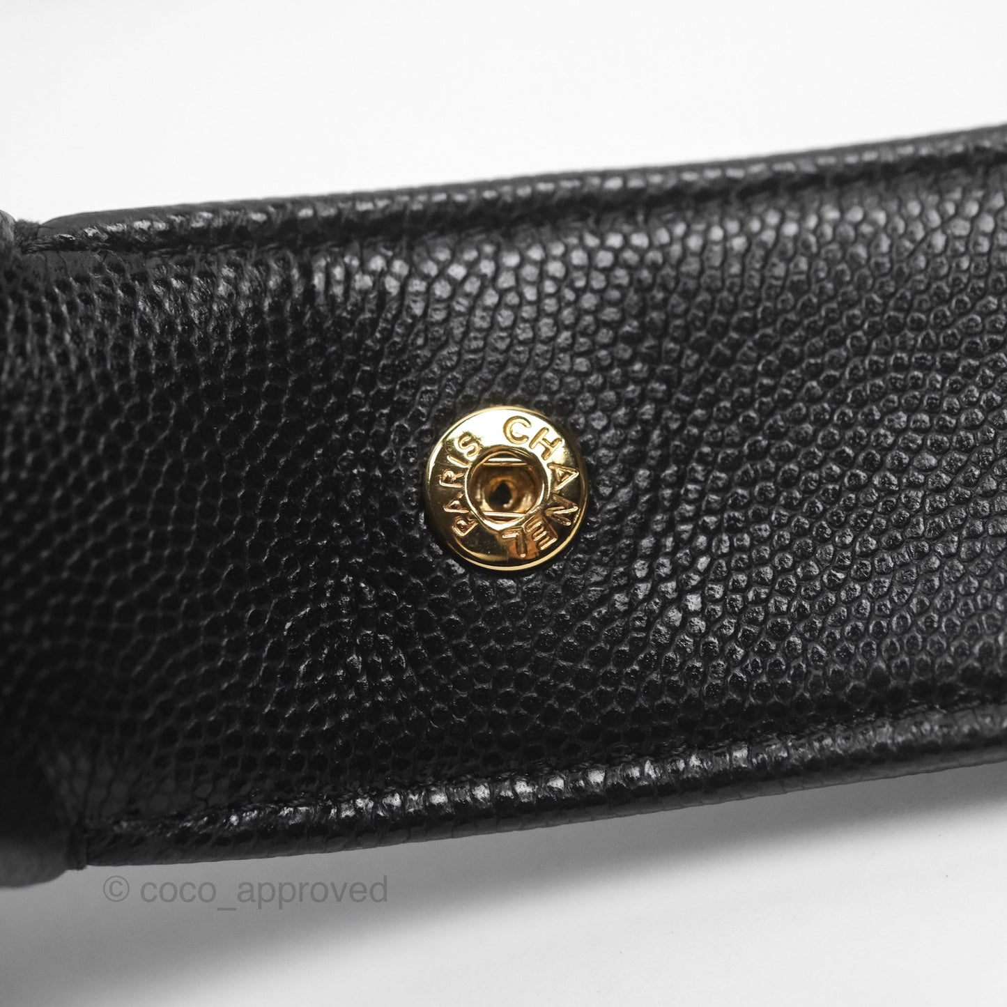 Chanel Bow Hobo Pouch Black Caviar Gold Hardware 24S