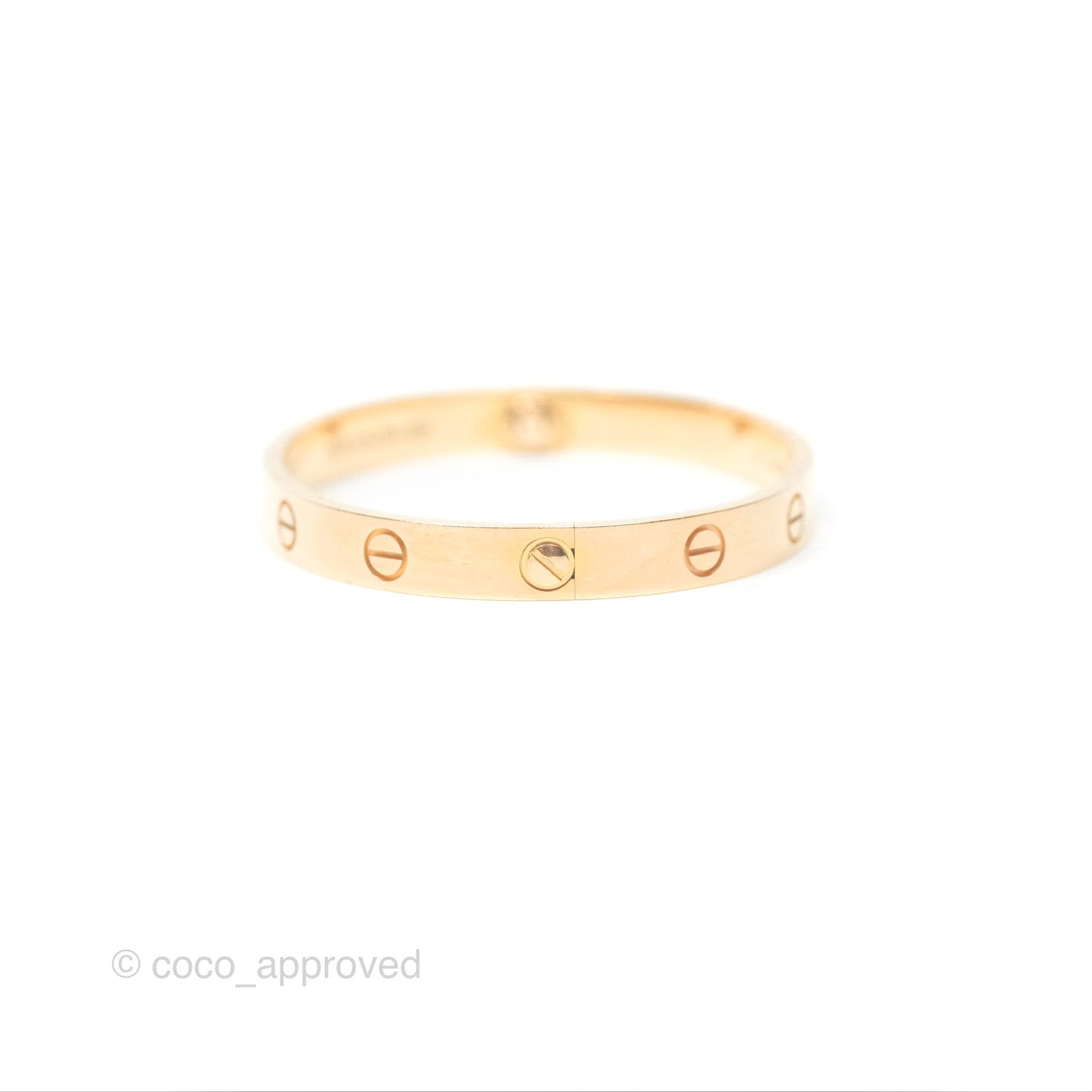 Cartier Love Bracelet Rose Gold Size 16