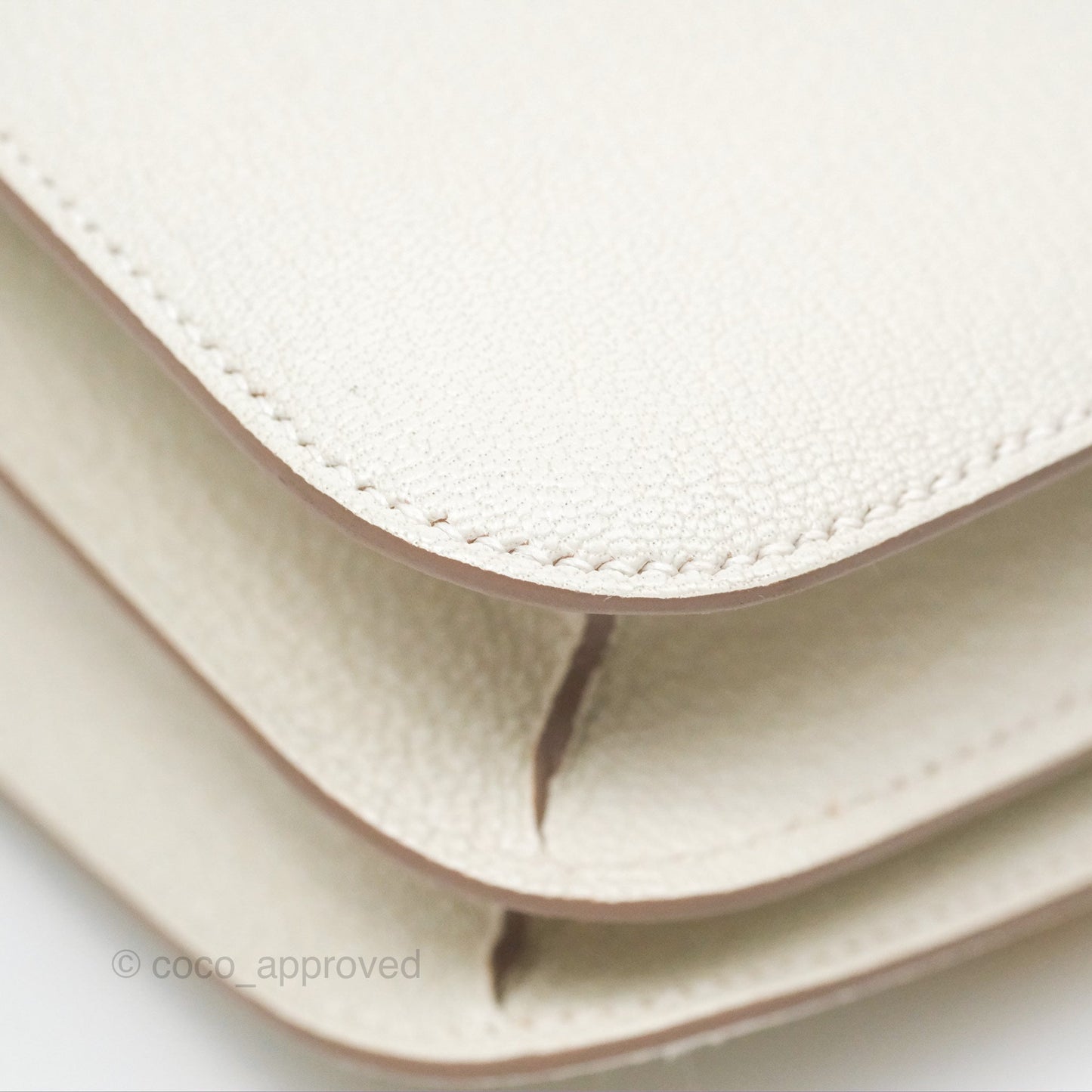 Hermès Constance Mini 18cm Mushroom Chevre Mysore Gold Hardware