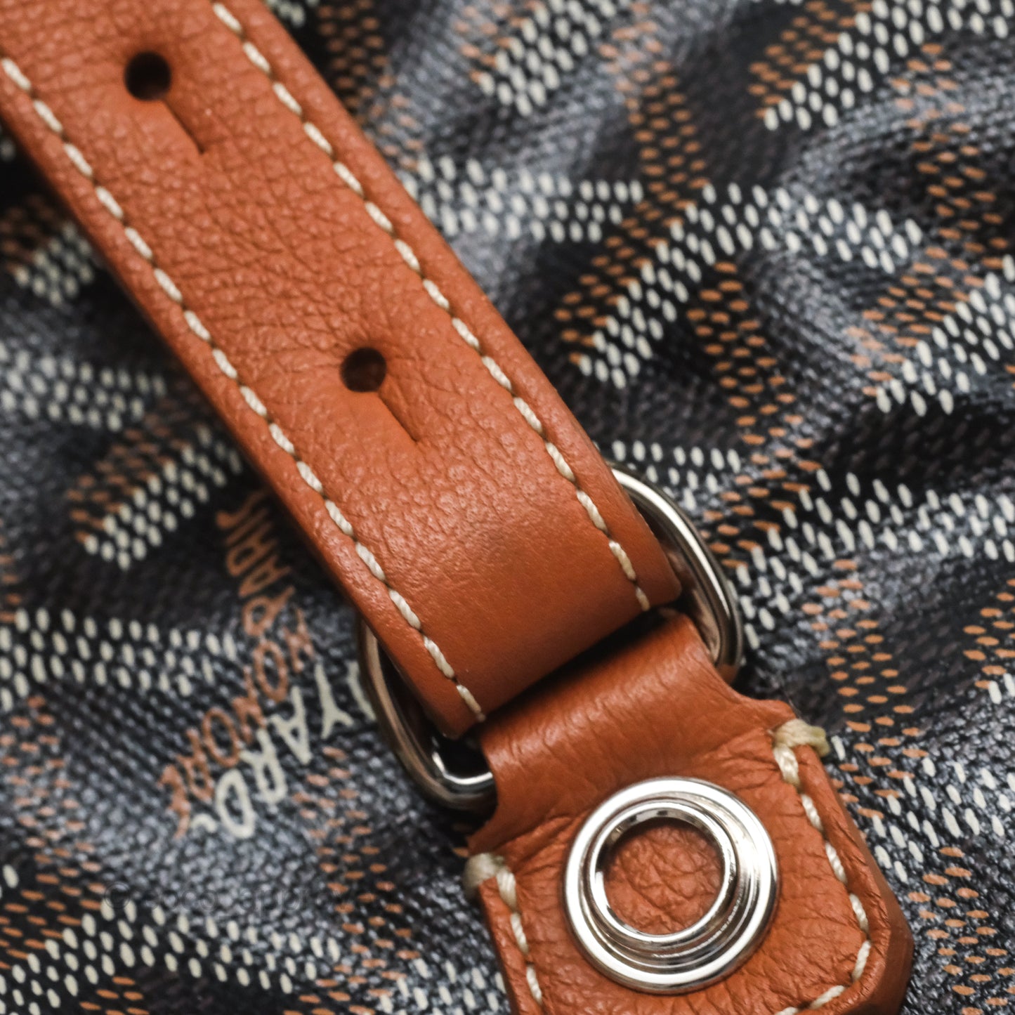 Goyard Saint Léger Backpack Black/ Tan