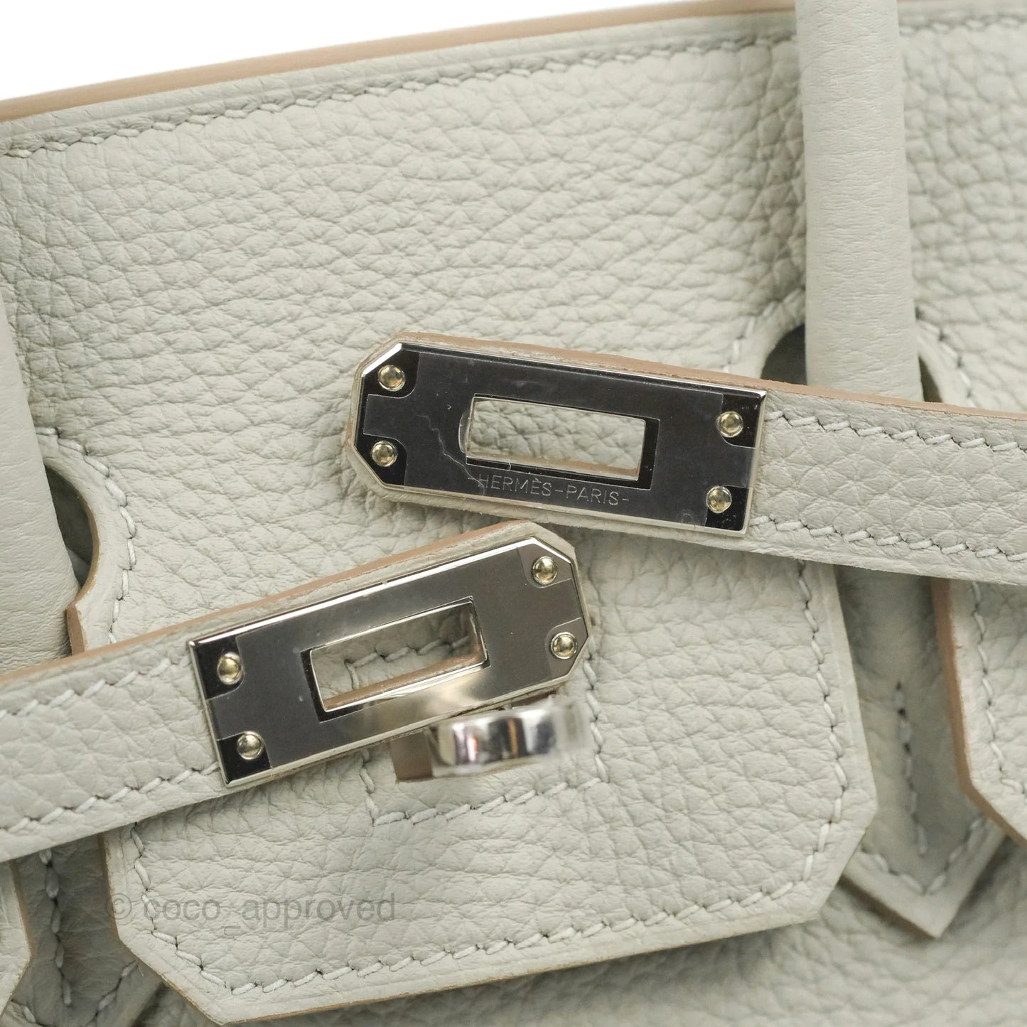 Hermes Birkin 25 Gris Perle Togo 80 Palladium Hardware