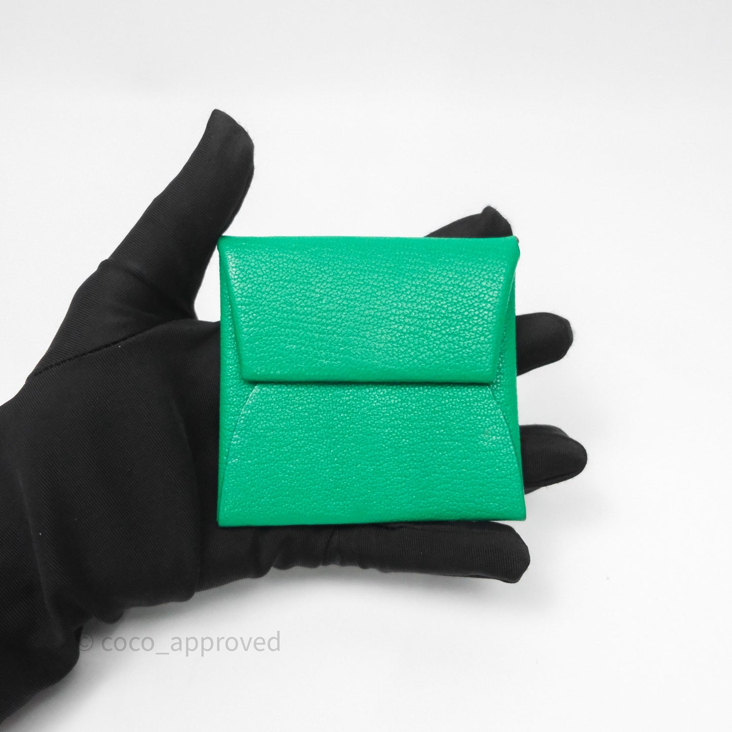 Hermès Bastia Coin Purse Green
